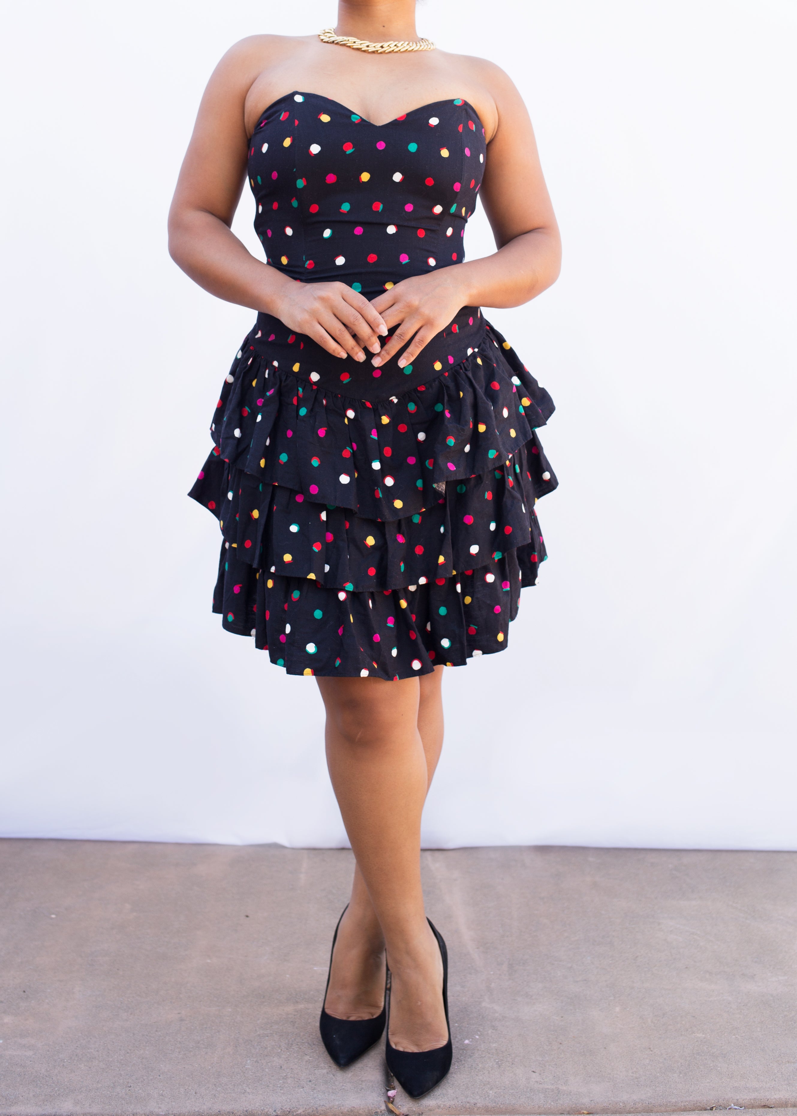 Rampage Polka Dot Dress