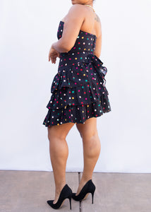 Rampage Polka Dot Dress