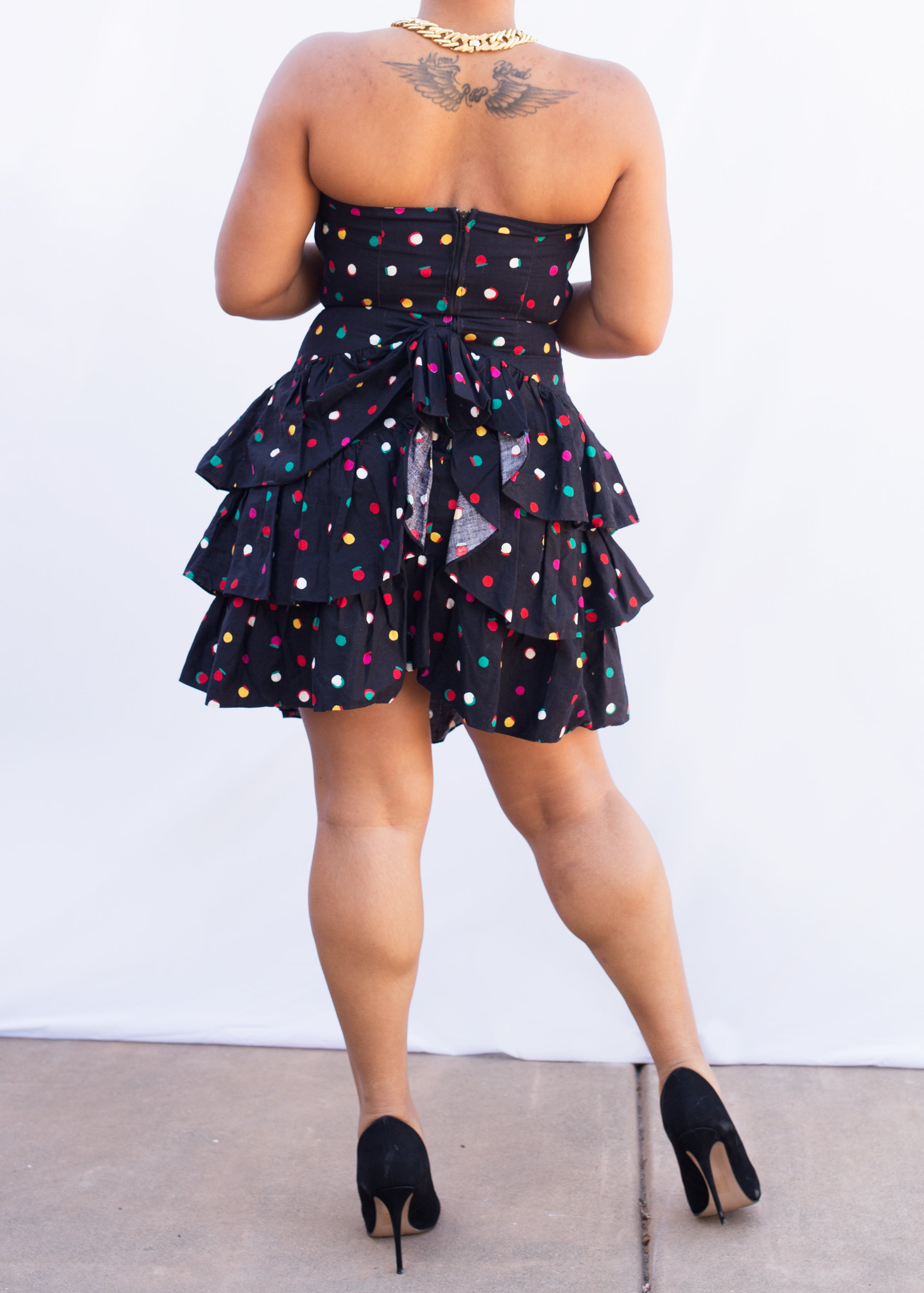 Rampage Polka Dot Dress