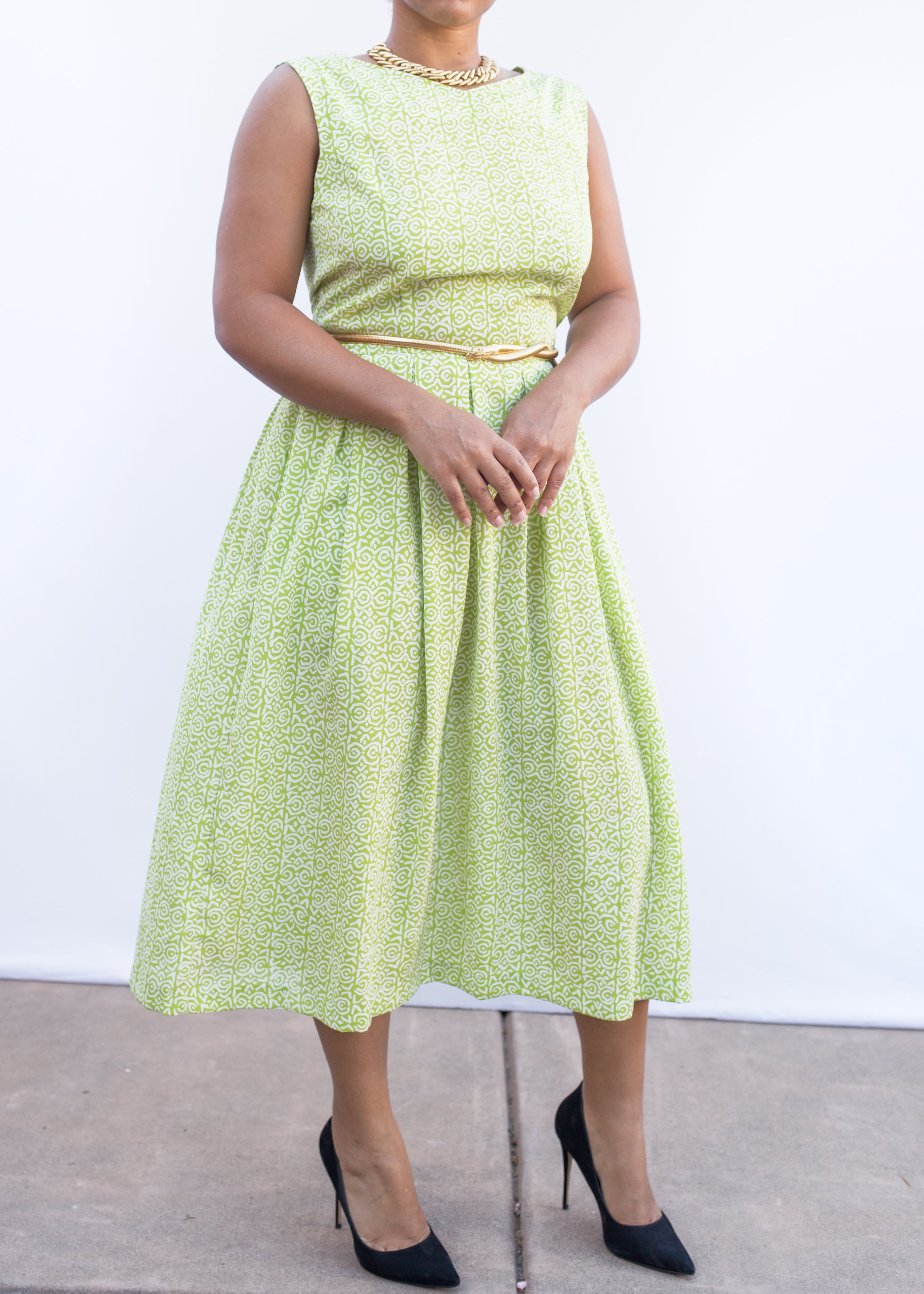 Sprit Lime Green Dress