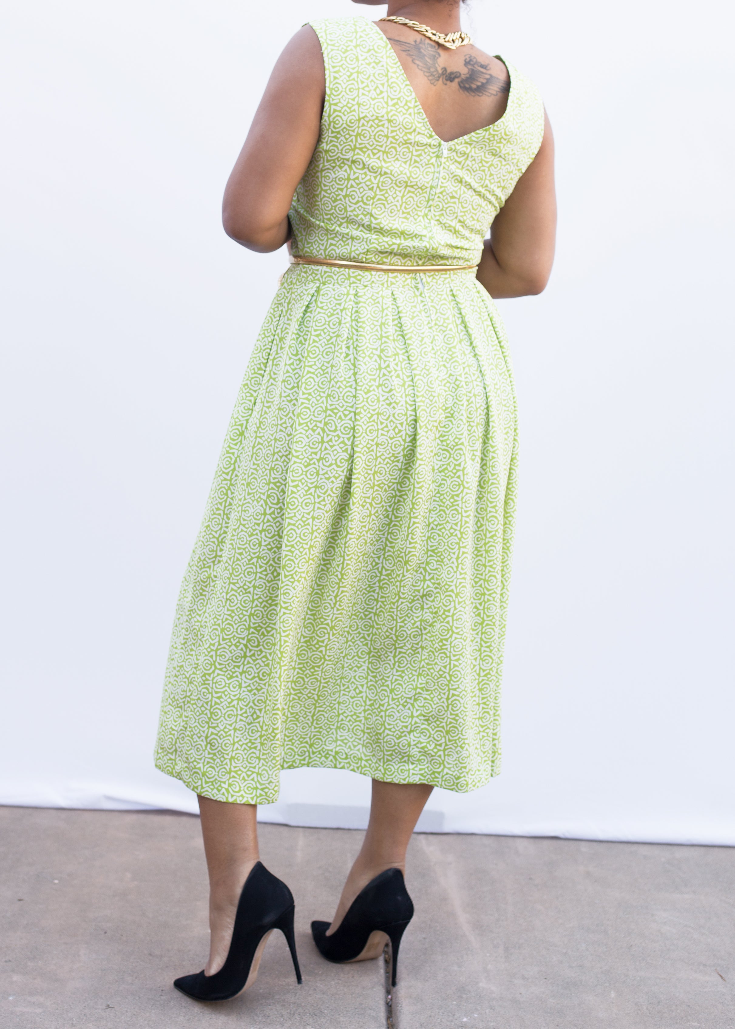 Sprit Lime Green Dress