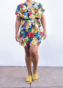 Flam Floral Romper