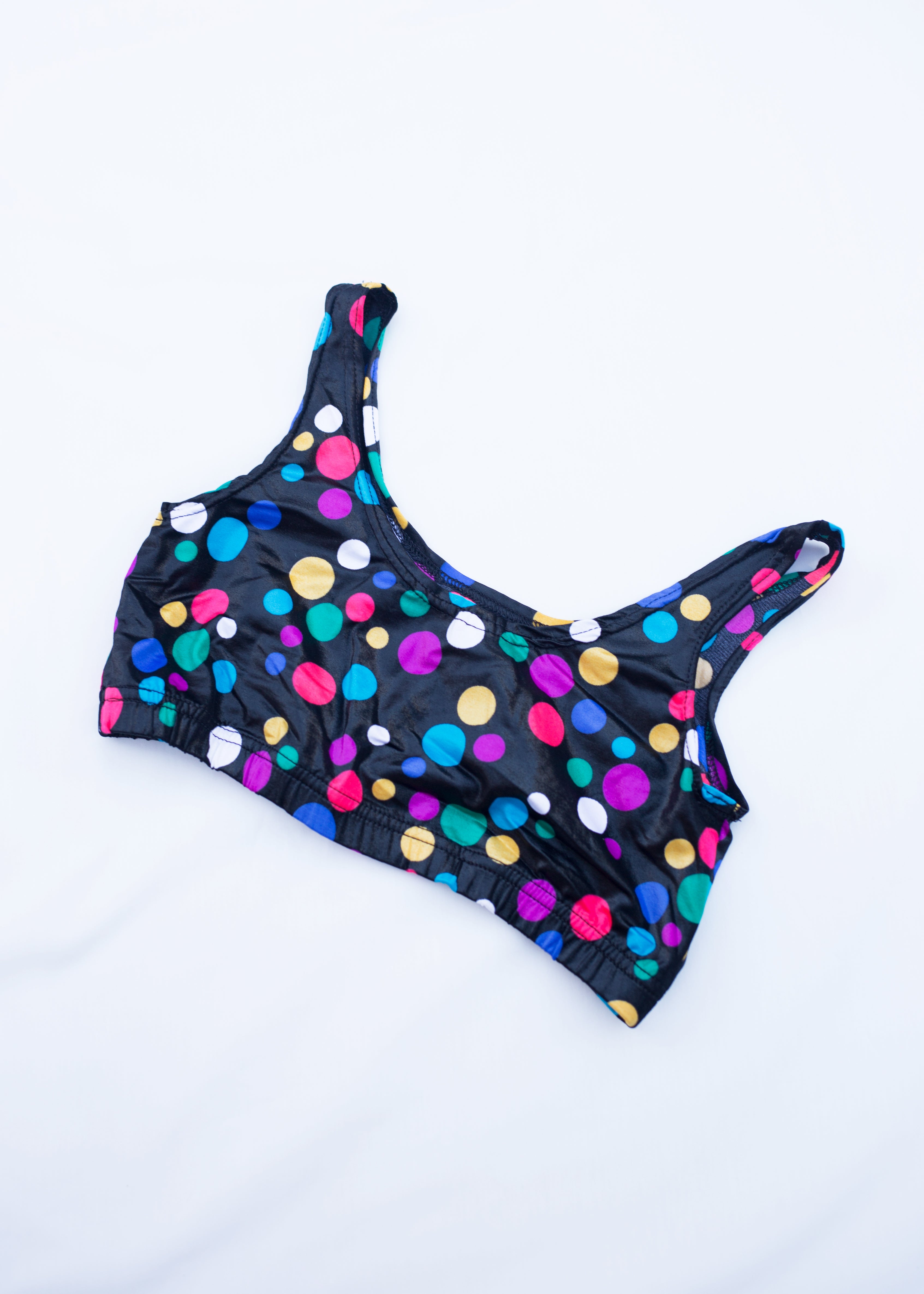 Polka Dot Sports Bra